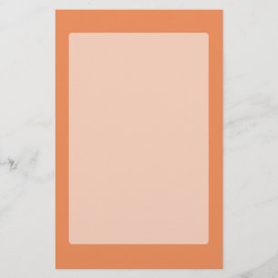 Coral pink decor ready to customize stationery