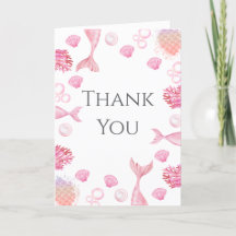 Coral Pink Mermaid Themed Birthday Party