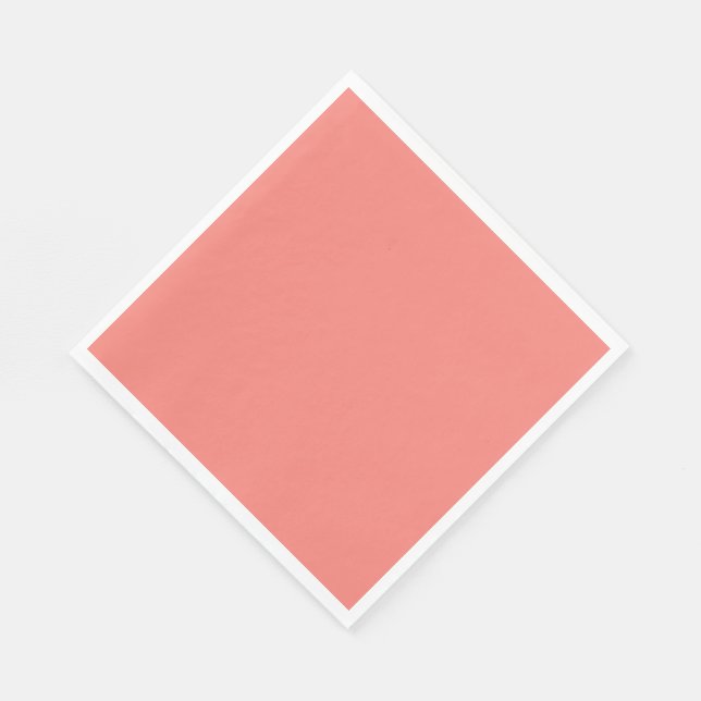 Coral Pink Napkins (Corner)