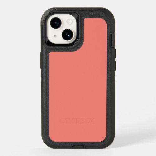 Coral Pink OtterBox Defender iPhone 14 Case