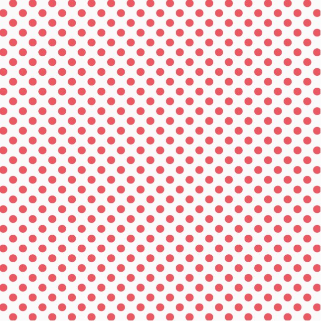 Coral Pink Polka Dots by Shirley Taylor Cutout (Front)