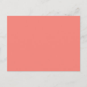 Coral Pink Postcard