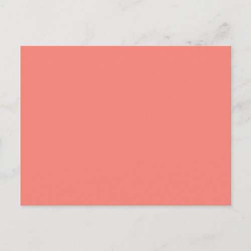 Coral Pink Postcard