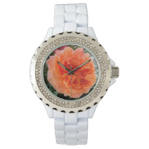 Coral Pink Rose Flower Name Watch