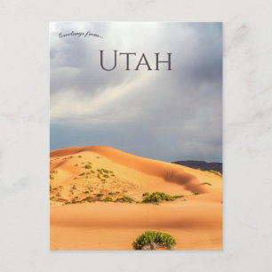 Coral Pink Sand Dunes State Park in Utah Postcard