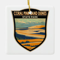 Coral Pink Sand Dunes State Park Utah Vintage Ceramic Ornament