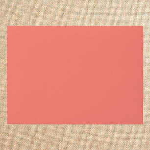 Coral Pink Solid Color Envelope