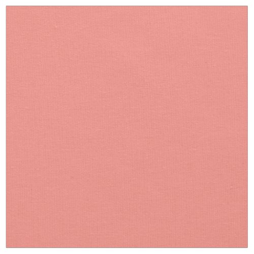 Coral Pink Solid Color Fabric