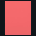 Coral Pink  (solid color)  Letterhead<br><div class="desc">Coral Pink  (solid color)</div>
