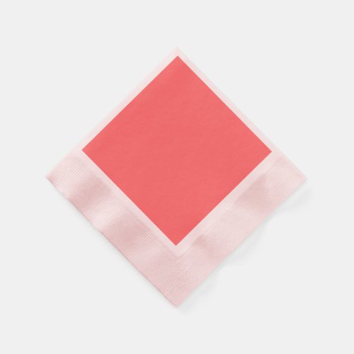 Coral Pink  solid color  Napkins