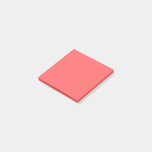 Coral Pink  solid color  Post_it Notes