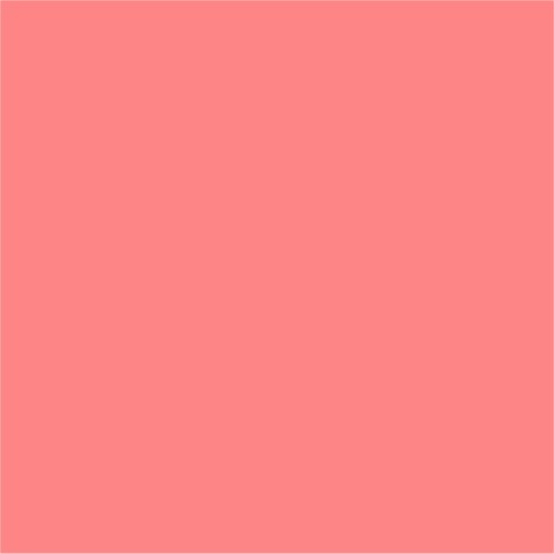 Coral Pink  solid color  Sticker