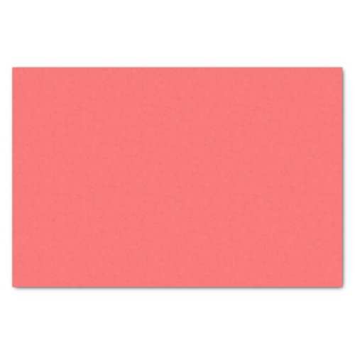Coral Pink  solid color  Tissue Paper