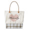 Coral pink vintage heart tote bag