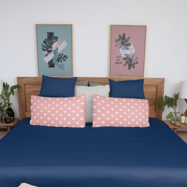 Coral Polka Dot Pillow Case (Creator Uploaded)