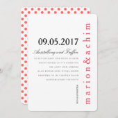 Coral Polkadots (Front/Back)