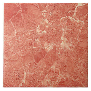 Coral Red Marble Texture Ceramic Tile