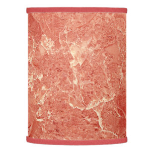 Coral Red Marble Texture Lamp Shade
