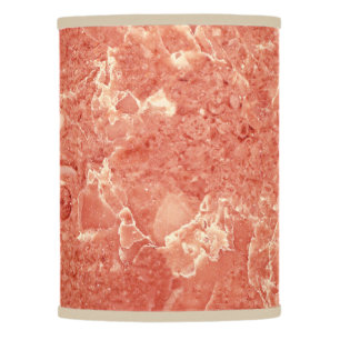 Coral Red Marble Texture Lamp Shade