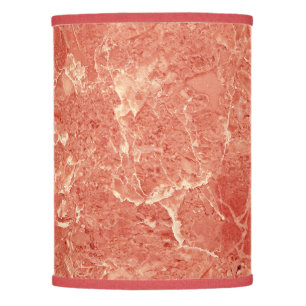 Coral Red Marble Texture Lamp Shade