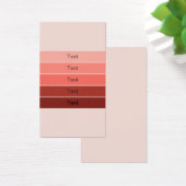 Coral Red Pink Stripes (Desk)