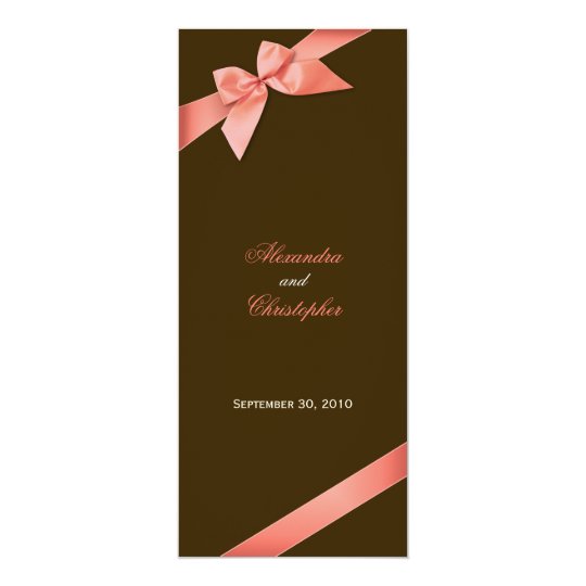 C Red Ribbon Wedding Invitation Announcement Zazzle C Red Ribbon Wedding Invitation Announcement