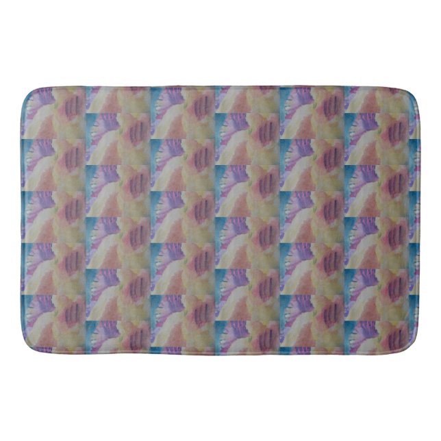 Coral Reef Abstract Art  Bath Mat (Front)