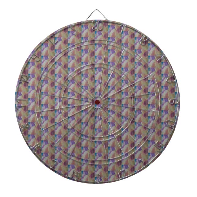 Coral Reef Abstract Art  Dart Board (Front)