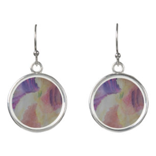 Coral Reef Abstract Art Earrings