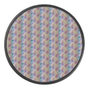 Coral Reef Abstract Art Hockey Puck