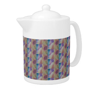 Coral Reef Abstract Art Tea Pot