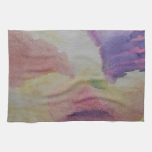 Coral Reef Abstract Art Tea Towel