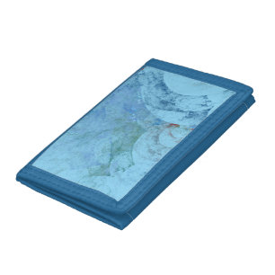Coral Reef Abstract art Tri-fold Wallet