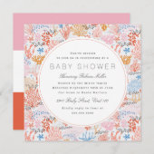 Coral Reef Baby Shower Invitation (Front/Back)