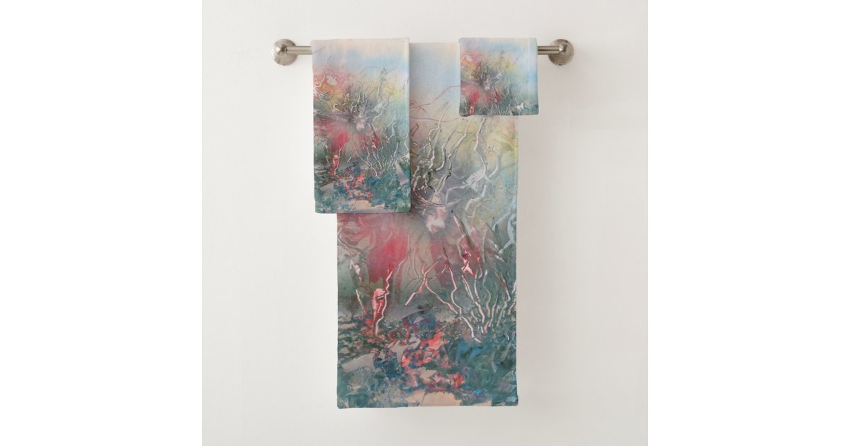 Coral Reef Bath Towel Set Zazzle