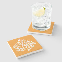 Coral Reef Beach Custom Colors Orange