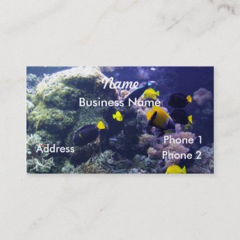 Coral-reef Business Card by TheCardStore at Zazzle