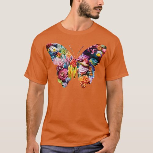 Coral Reef Butterfly T_Shirt