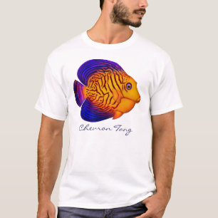 Coral Reef Chevron Tang Fish T-Shirt