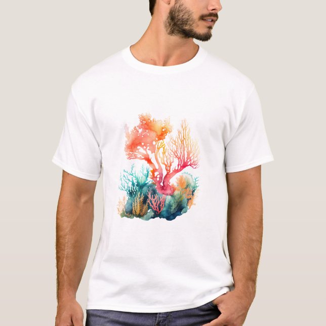 Coral reef Concept Artistic Design T-Shirt (Front)