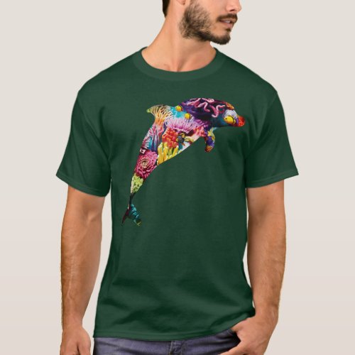 Coral Reef Dolphin T_Shirt