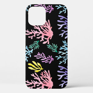 Coral Reef Elegance: Watercolor Pattern iPhone 12 Case