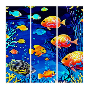 Coral Reef Fish Art