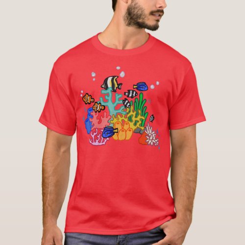 Coral reef friends T_Shirt