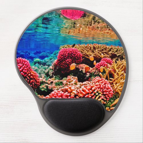 Coral reef gel mousepad