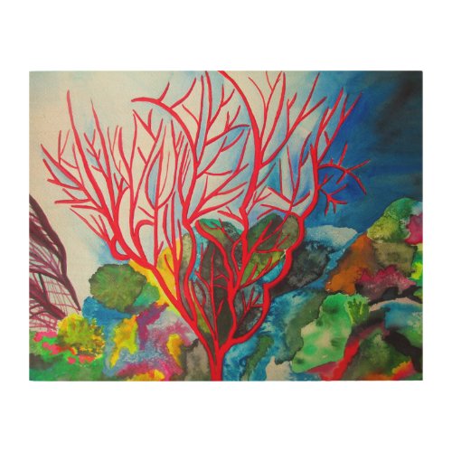 Coral reef Great Barrier Reef ocean art