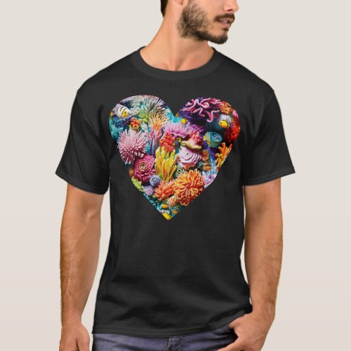 Coral Reef Heart T_Shirt