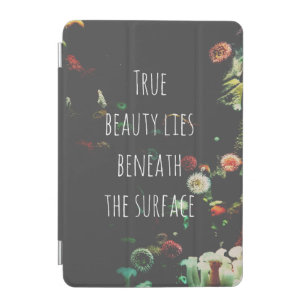 Coral Reef Inspirational Beneath Surface Quote iPad Mini Cover