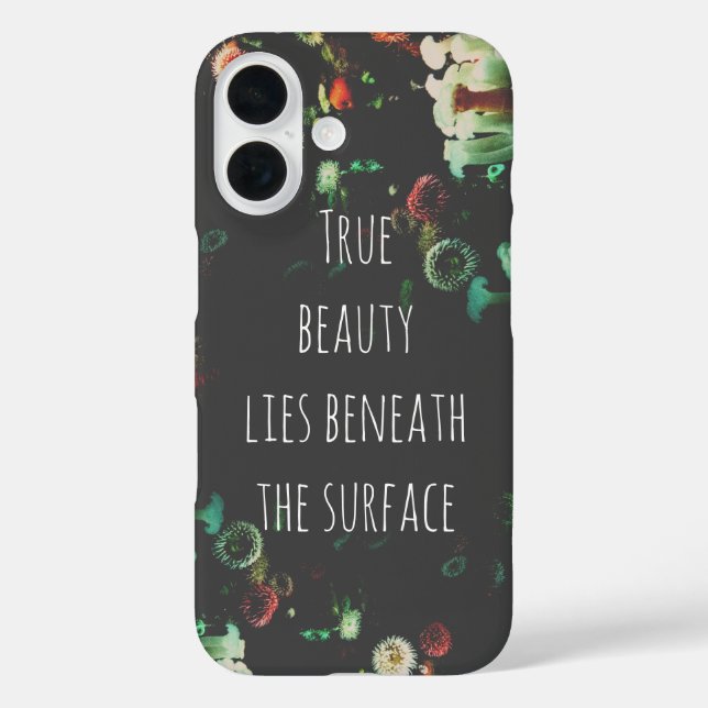Coral Reef Inspirational Quote Case-Mate iPhone Case (Back)
