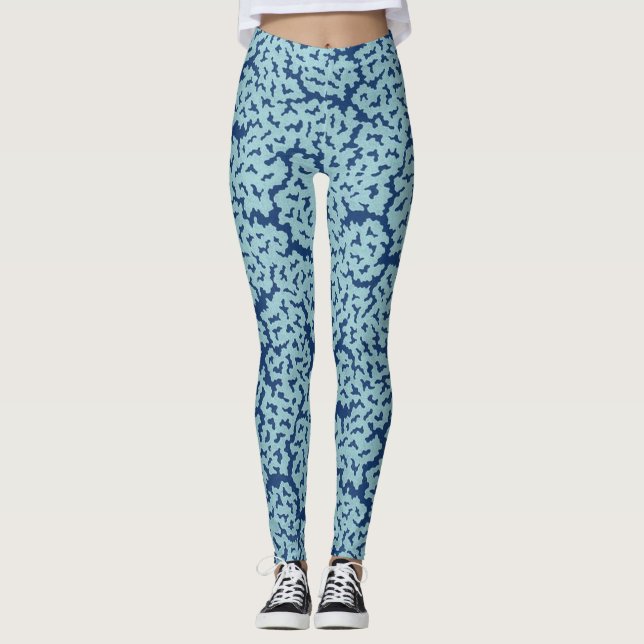 Coral Reef-Inspired Leggings (Front)